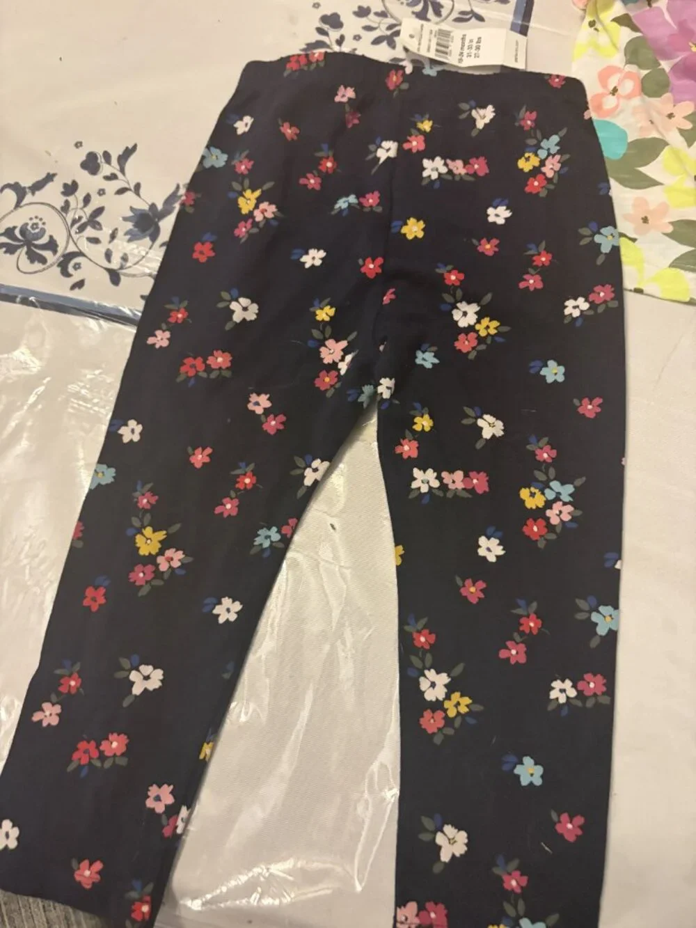 NWT 24 Months Floral Design 3 pieces pants, shirt romper
